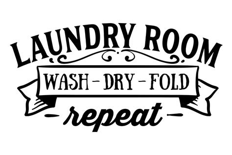Silhouette Png Diy Svg Cricut Pdf Laundry Room Sign Dxf Printable Eps