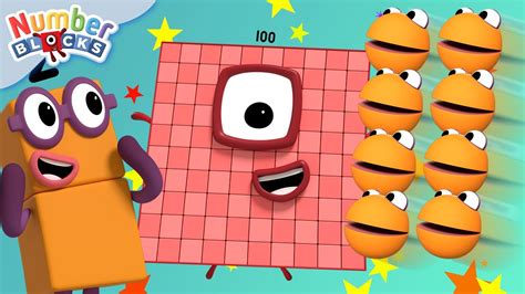 Numberblocks Number Fun Numberblobs Counting To One Hundred In Twos