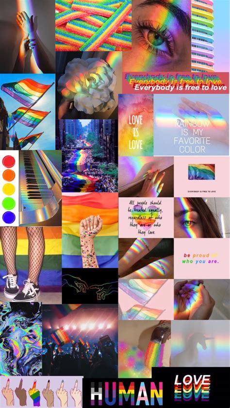 Rainbow Aesthetic Moodboard Rainbow Aesthetic Rainbow Wallpaper Iphone Aesthetic Pastel