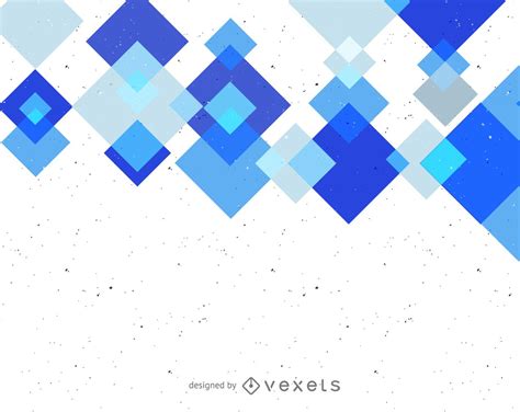 Abstract Background With Blue Geometric Shapes Vector Download