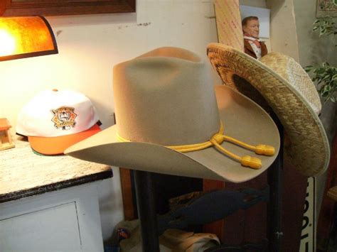 Old Vintage John Wayne Stetson 4x Beaver Cowboy Calvary Hat 7