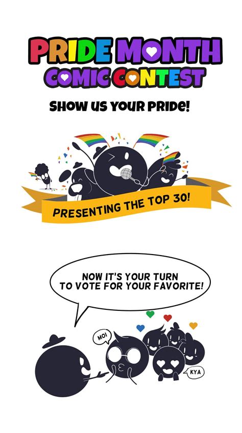Read Pride Month Comic Contest Voting Rules Tapas Comics