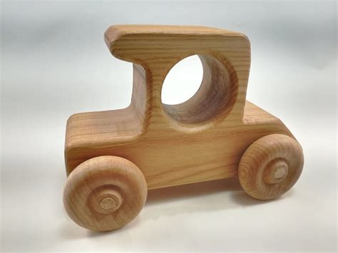 Wooden Toy Old Fashioned Car Coupe Natural Toys Etsy Wooden Toys