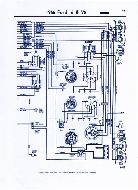 1966 Ford F100 Wiring Schematic Manual