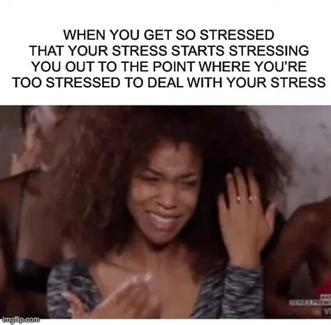 When You’re So Stressed That Your Stress Is Stressing You Out With Stress D Imgflip