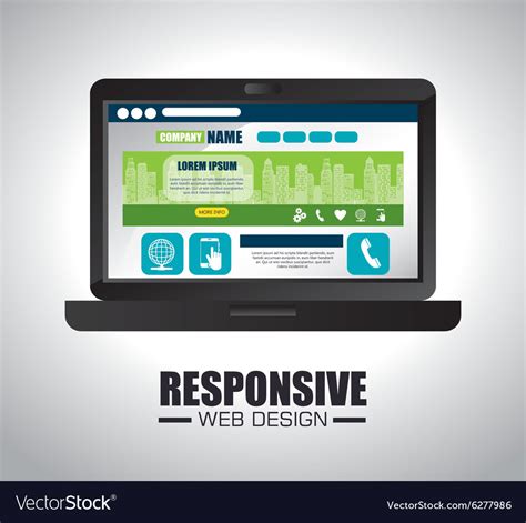 Responsive Web Design Royalty Free Vector Image