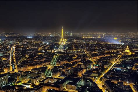 Wallpaper Eiffel Tower Night City Cityscape Free Pictures On Fonwall