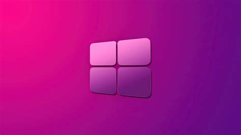 Windows 10 Pink Purple Gradient Logo 4k, HD Computer, 4k Wallpapers ...