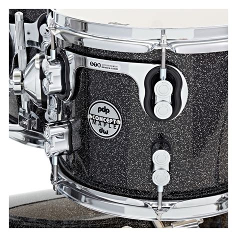Disc Pdp Drums Concept Maple 22 Shell Pack Wbags Black Sparkle Na