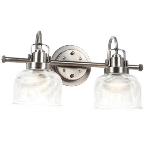 When it comes to brightening your bathroom, the home depot has you covered. Progress Lighting Archie Collection 2-Light Antique Nickel ...
