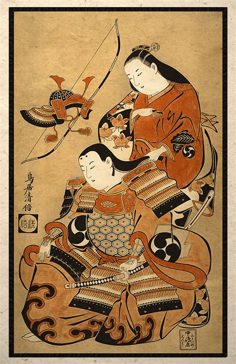 Examining how to draw anime drawing hands can be troublesome, notwithstanding. Asian Japanese Art Print Samurai Being Prepaired For Battle | eBay