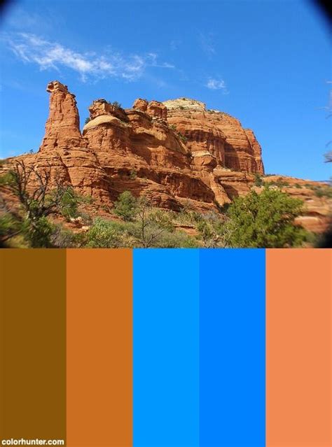 Sedona Arizona Color Palette Color Palette Palette Color