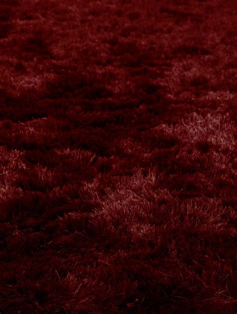 Quirk Burgundy Shag Rug From The Shag Rugs Collection At Modern Area Rugs