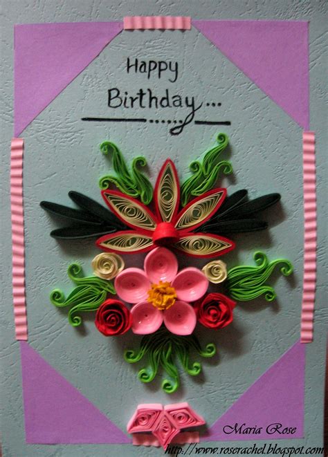 Paper Quilling Patterns For Birthday Cards Beautiful Quilled Birthday