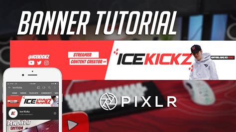How To Make Youtube Channel Art For Free Pixlr Banner Tutorial 2020 🎨