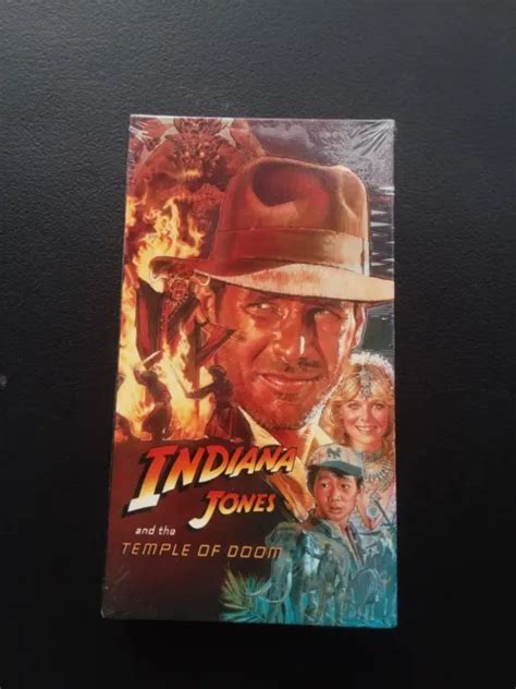Indiana Jones And The Temple Of Doom Vhs Paramount Release Factory Sealed Picclick