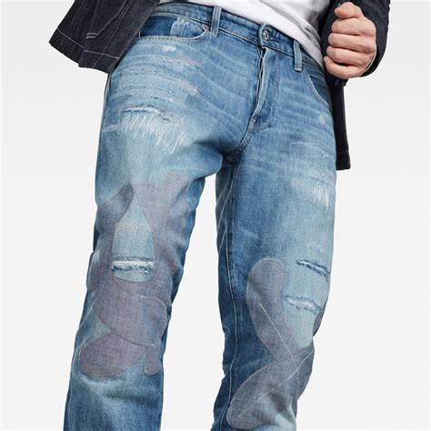 3301 straight tapered jeans medium blue g star raw® fi