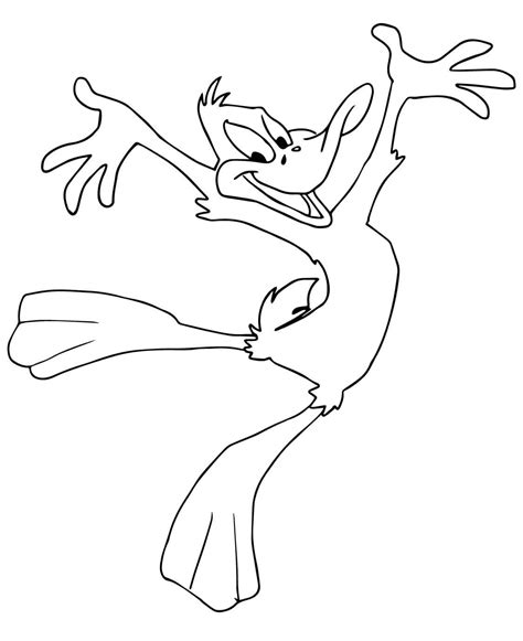 Baby Daffy Duck Coloring Pages