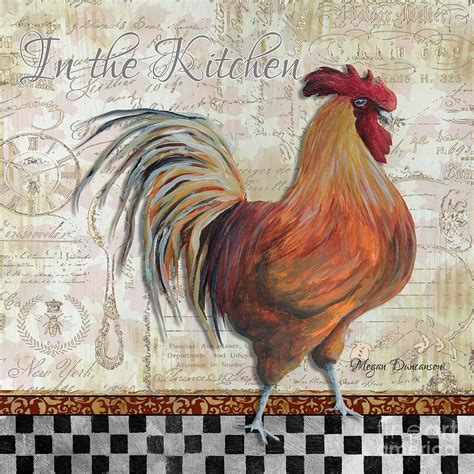 Decorative plague kitchen closed chicken decoration. Decorative Rooster Chicken Decorative Art Original ...