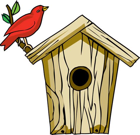 Free Clip Art Bird House Png Download Full Size Clipart 5209091