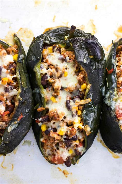 Maybe you would like to learn more about one of these? Healthy Stuffed Poblano Peppers
