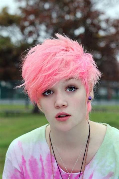 Short Pastel Pink Hair Short Hair Pinterest