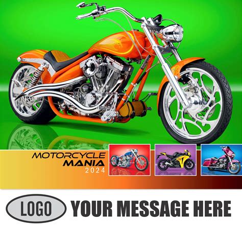 2024 Business advertising calendar | Custom Motorcycles | low as 65¢