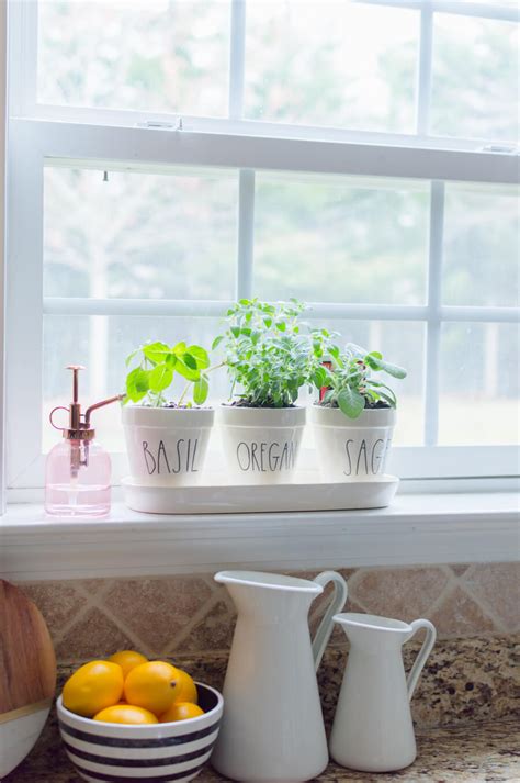 A kitchen herb garden can be the most convenient way for you to get the right amount of fresh herbs whenever you need them, whatever you need. Easy DIY Kitchen Herb Garden - The Home I Create