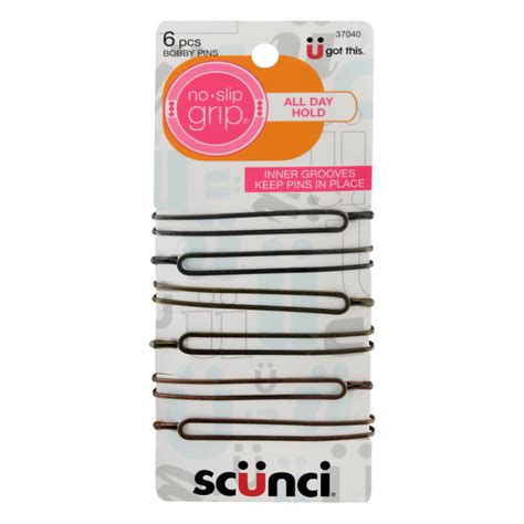 Save On Scunci No Slip Grip Hair Pins All Day Hold Order Online