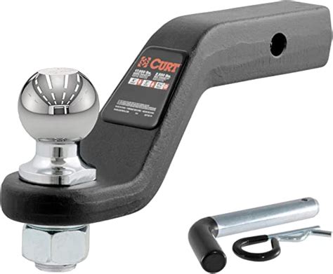 Amazon Com CURT Trailer Hitch Mount With Inch Ball Pin Fits Inch Receiver