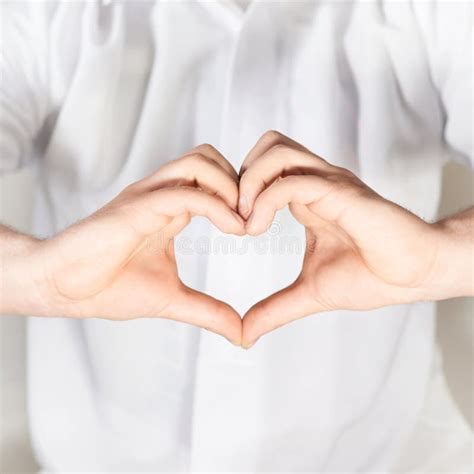 Two Hands Forming A Heart Stock Photo Image Of Love 45983624