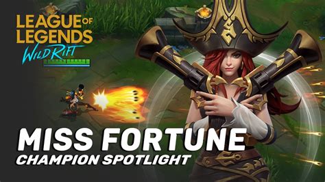 Miss Fortune Champion Spotlight League Of Legends Wild Rift Game