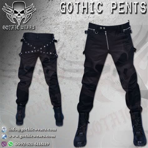 GOTHIC PANTS Artical No: GW-1504 Gothic Men Coats Gothic Women Coats Gothic Men Jackets Gothic ...