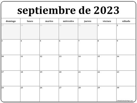 Septiembre De 2023 Calendario Gratis Calendario Septiembre