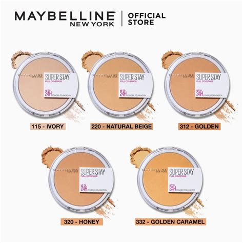 Maybelline Superstay 24hrs Full Coverage Powder Foundation Shopee