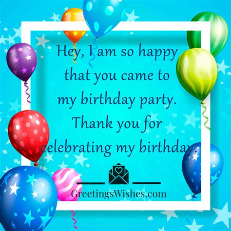 Thank You Birthday Messages Greetings Wishes