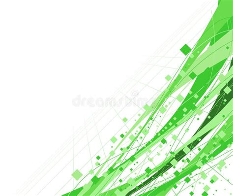 Abstract Green Geometry Background Stock Vector Illustration Of Space