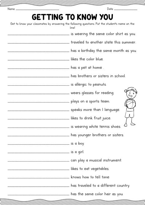 13 Best Images Of Get To Know Me Worksheet Get To Know You Worksheet