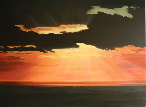After the Storm Oils on Canvas 36 in x 48 in. www.windwatertrees © windwatertrees | Sunset ...