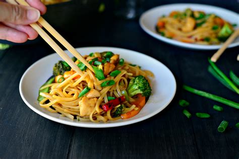 Simply Scratch Honey Ginger Chicken Noodle Stir Fry Simply Scratch