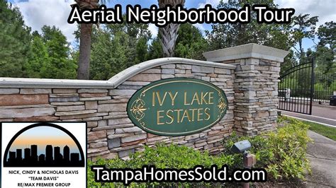 Enjoy plenty of space for entertaining in the open living, dining, and kitchen areas. Ivy Lake Estates, Odessa FL, - Neighborhood Tour - YouTube