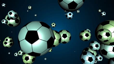 Hd Soccer Balls Animation Background Free Football Sports Fx Youtube