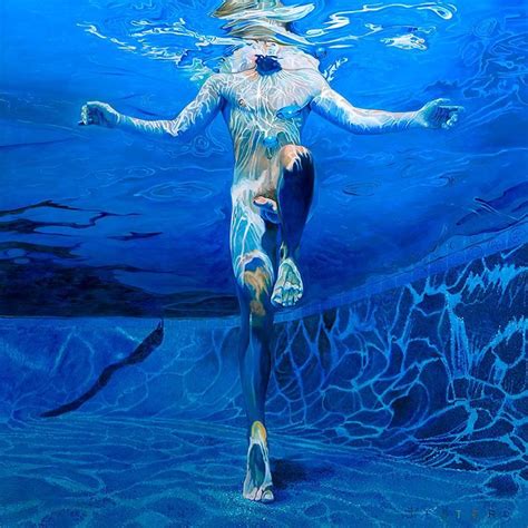 46 Floating Naked Men In David Jester S Paintings