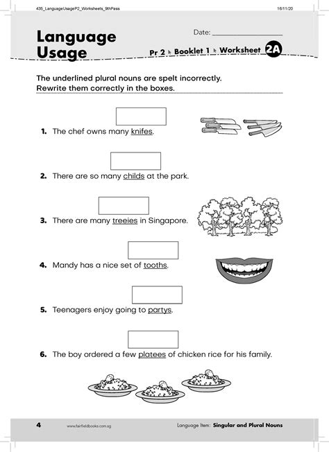 Primary 3 - Language Usage English Worksheet | OpenSchoolbag