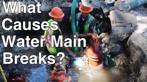 Bgjwsc What Causes Water Main Breaks Youtube