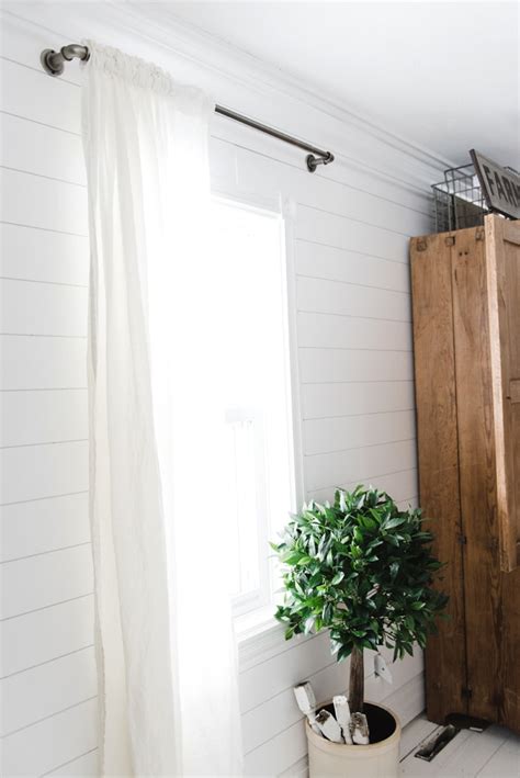 This item is machine washable, but please be sure. Affordable Industrial Farmhouse Pipe Curtain Rods - Liz ...