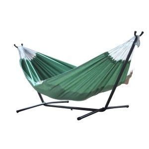 Adjustable laminated spruce hammock stand. Vivere - Sunbrella Hammock Combo with 9 Foot Stand ...