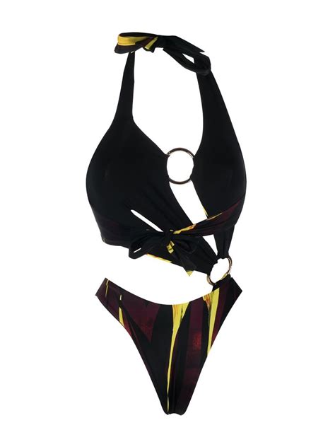 louisa ballou sex wax asymmetric swimsuit farfetch