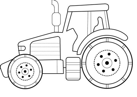 Traktor Kolorowanki Traktory 3600 Trekker Tracteur Trator Traktoren