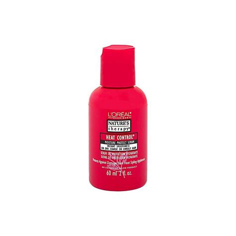 It works from hair roots to the end. L'Oreal Nature's Therapy Heat Control Serum 2 oz. ** This ...